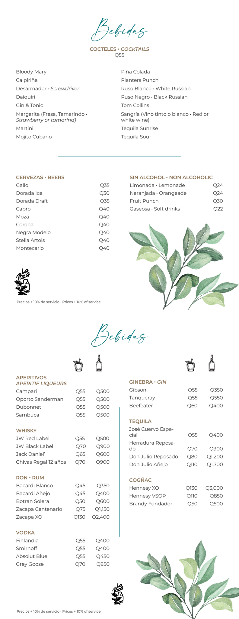 Menú - Clarion Hotel & Suites